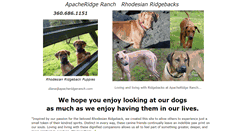 Desktop Screenshot of apacheridgeranch.com